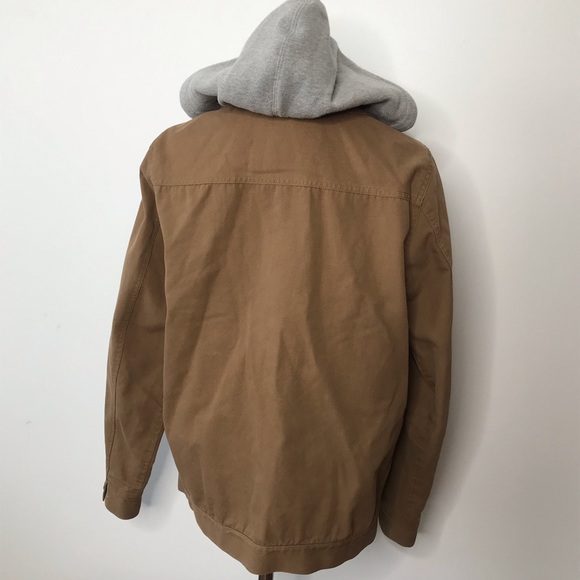 SOLD ❌ Vans Tan Hooded Trucker Jacket - Picture 4 of 7